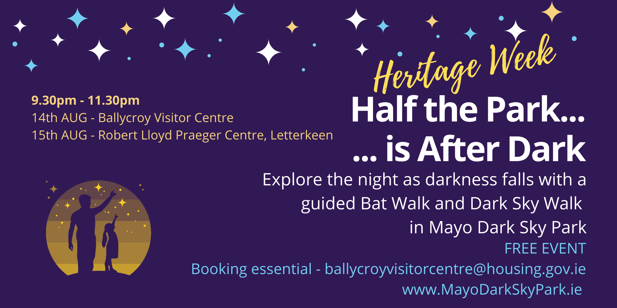 Half the Park is After Dark – Heritage Week event