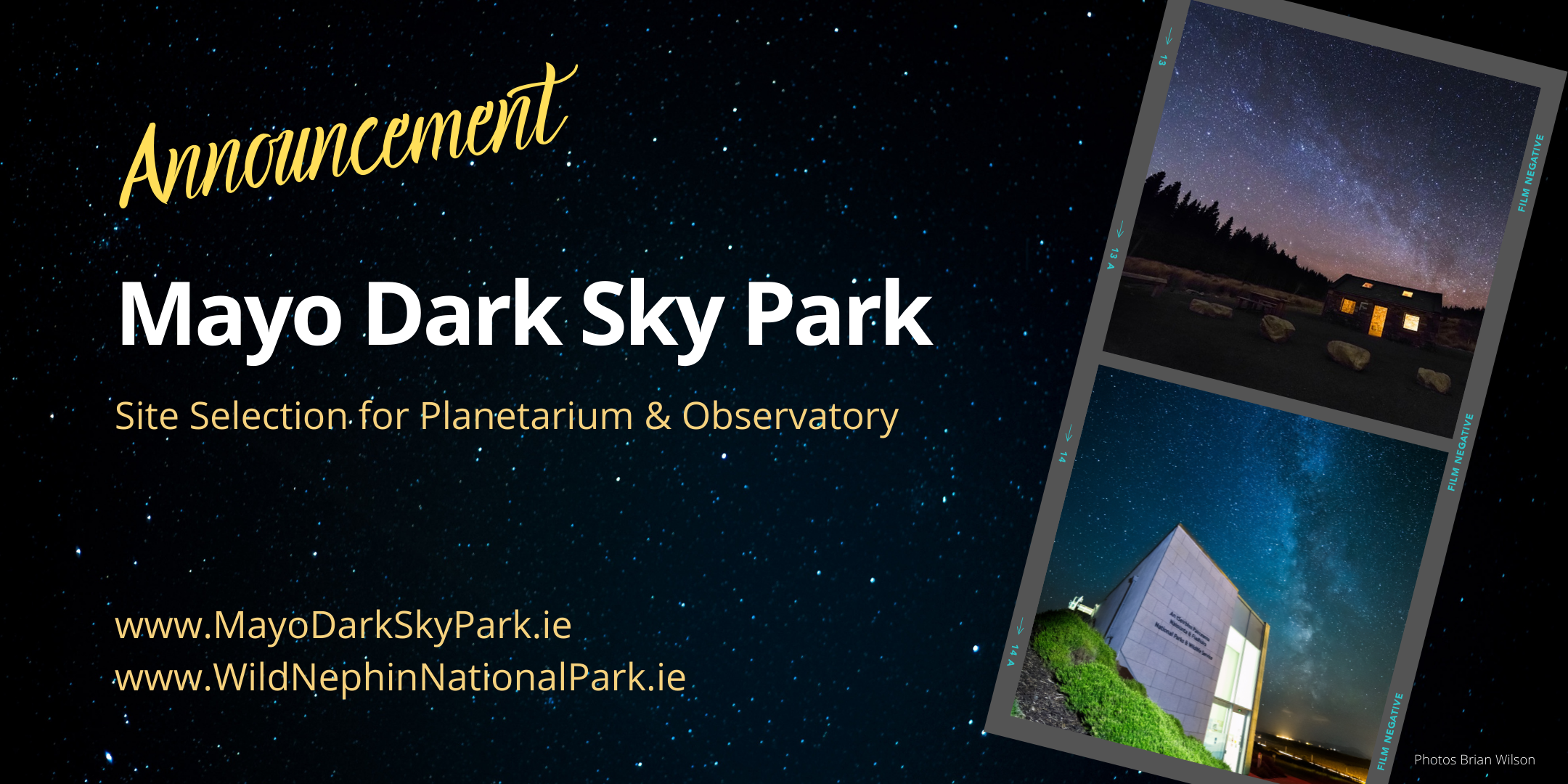 Announcement – Mayo Dark Sky Park