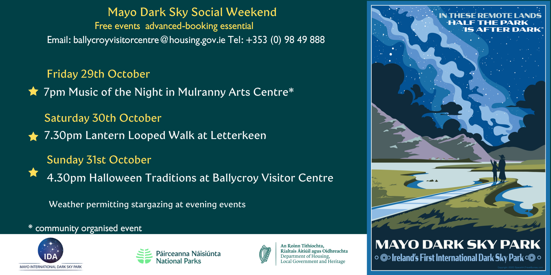 Mayo Dark Sky Social Weekend!