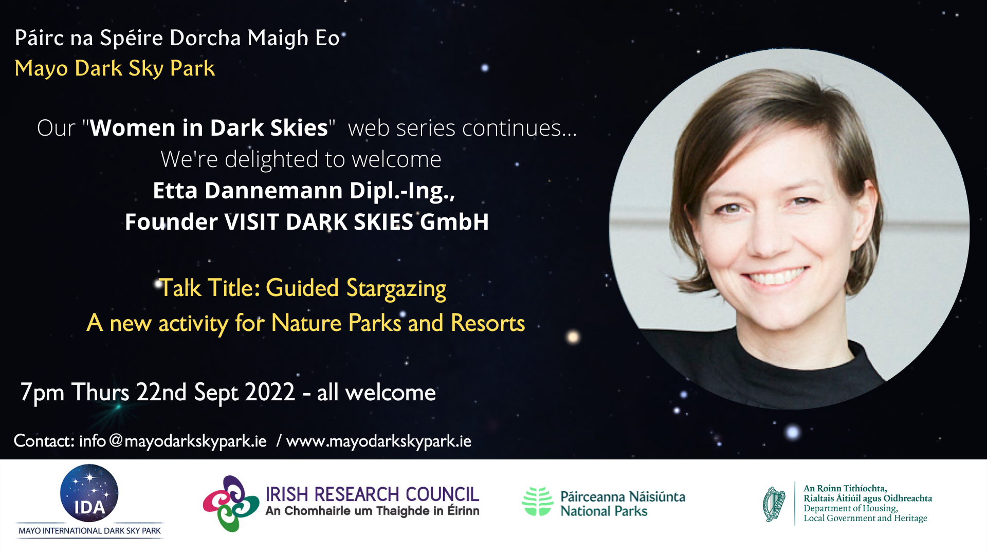 Women in Dark Skies – Guided Stargazing – a new activity for Nature Parks and Resorts