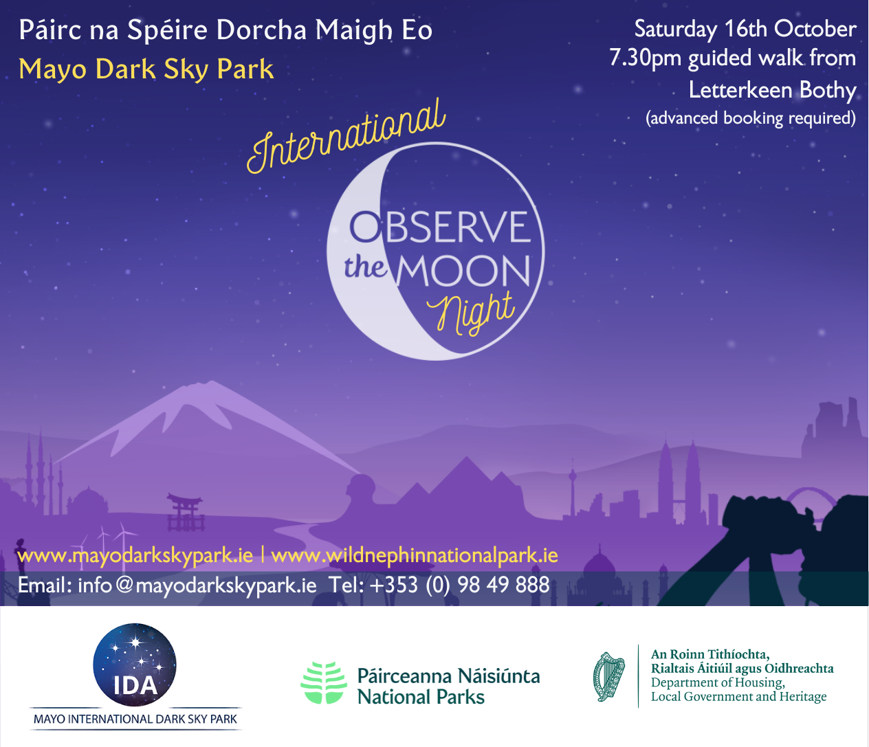 International Observe the Moon Night – 16th October (Cancelled due to rain)