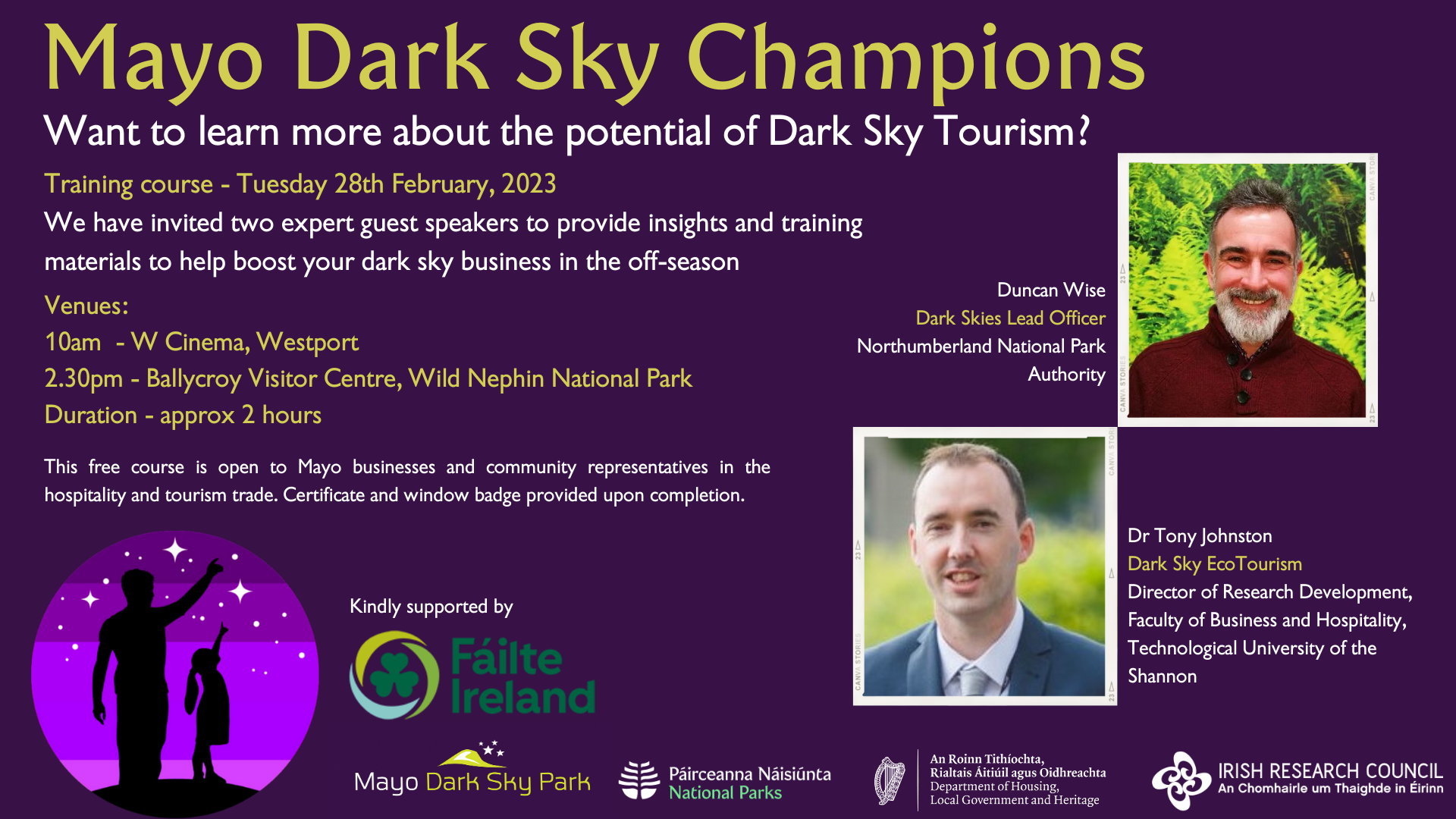 Mayo Dark Sky Champion Training