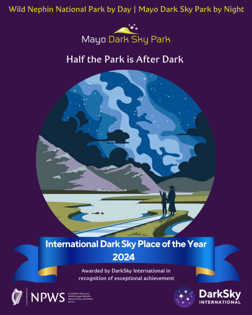 Mayo International Dark Sky Park wins International Place of the Year award 2024.